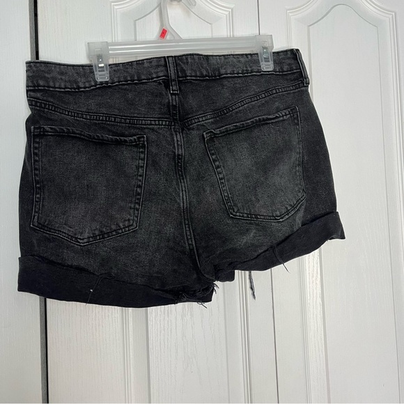 Black Denim Women's Shorts - Picture 5 of 5
